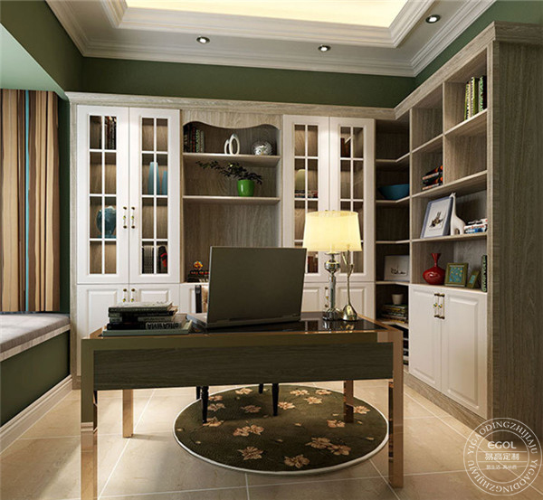 簡(jiǎn)歐書(shū)房&mdash;點(diǎn)到為止的精簡(jiǎn)美