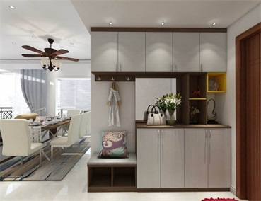 玄關定制鞋柜怎樣設計？