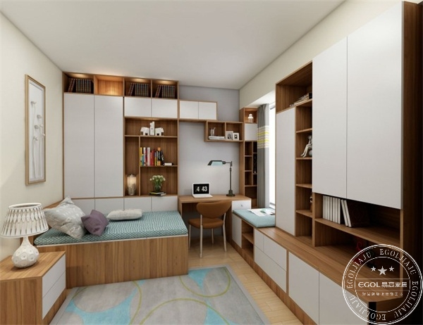 定制書(shū)房效果圖